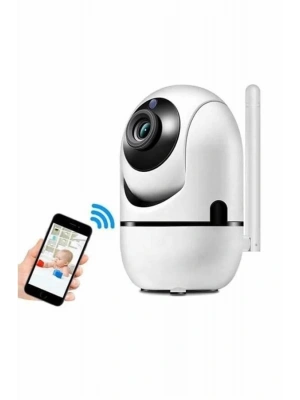 360° Full HD Akıllı Kamera Hareket Sensörlü Wifi Kamera Çocuk Güvenlik Kamerası