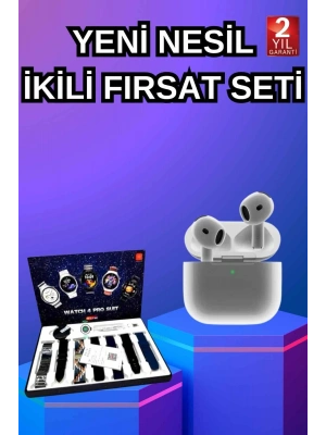 3.Nesil TWS Bluetooth Kulaklık Bluetooth Bağlantılı Akıllı Saat Amoled Ekran Plastik Hasır Kordon