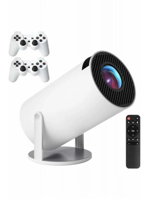 4K Wireless Çift Kollu Kumandalı Oyun Projeksiyonu Retro Video Oyunu