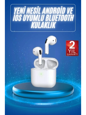 4.Nesil Bluetooth Kulaklık Yüksek Ses Kaliteli Dokunmatik Kontrol Özellikli