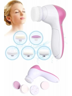 5 Başlıklı Cilt Temizleme Cihazı Ultra Kaliteli Yumuşak Kırşıklık Karşıtı