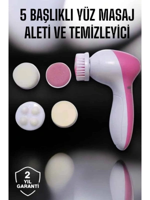 5 Fonksiyonlu Kablosuz Yüz Temizleme Cihazı ile Derinlemesine Cilt Bakımı