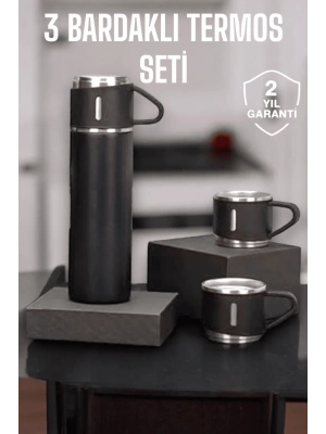 500 ml Kapasiteli Taşınabilir Basınçlı Termos Seti Günlük Kullanım için İdeal