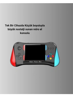 500 Retro Oyunlu Taşınabilir El Konsolu – X7M Modeli