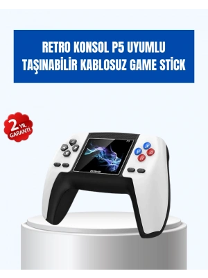 520 Oyunlu Taşınabilir Retro Oyun Konsolu | P5 GamePad