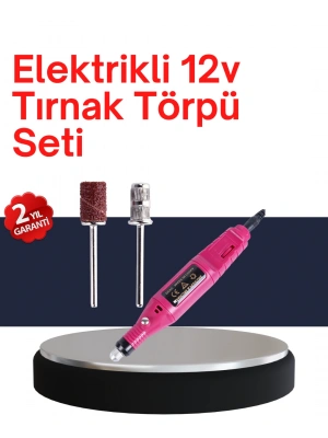 6 Uçlu Elektrikli Manikür Pedikür Seti