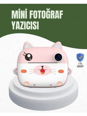 64GB TF Kart Destekli Çoklu Dil Seçeneği Sunan Anında Baskı Kamera