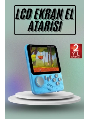 666 Oyunlu Retro El Konsolu Atari 3.5 İnç Taşınabilir Oyun Konsolu