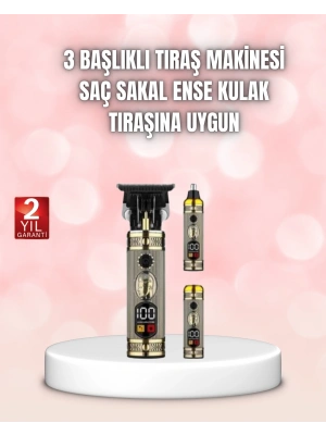 8 Taraklı Saç Kesme ve Sakal Şekillendirme Makinesi