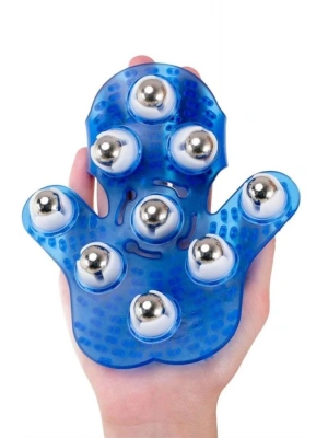 9 Bilyeli Masaj Eldiveni Giyilebilir Plastik Vücut Sıkılaştırıcı