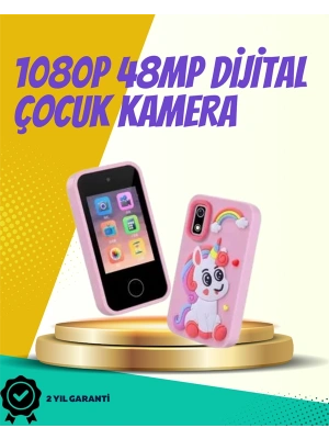 ABS + Silikon Gövdeli Dayanıklı Çocuk Kamerası – Güvenli Malzeme, Şok Emici Tasarım