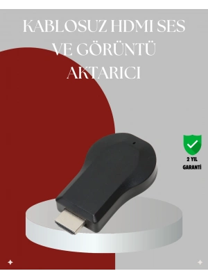 AirPlay ve DLNA Destekli Kablosuz HDMI Ekran Paylaşım Cihazı