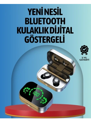 Akıllı Dijital Ekranlı TWS Kulaklık – Uzun Pil Ömrü, Stabil Bağlantı