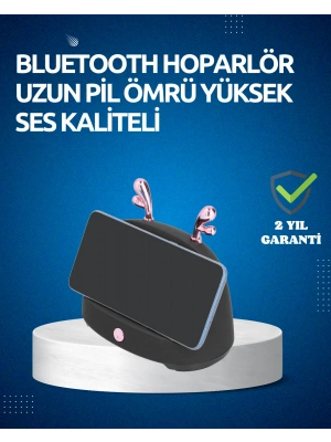 Akıllı Kablosuz Telefon Tutucu ve Stereo Hoparlör – Kolay Kullanım ve Yüksek Ses Kalitesi