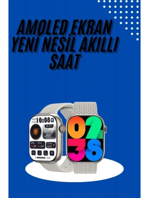 Akıllı Kol Saat Amoled Ekran Android ve İOS Uyumlu Arama Konuşma