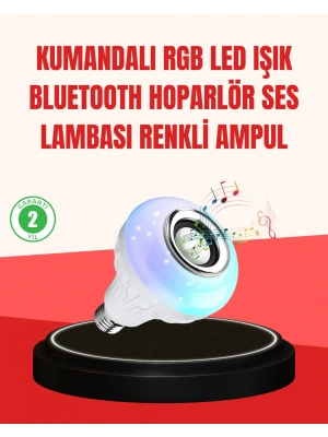 Akıllı LED Ampul – E27 Uyumlu ve Müzik Çalarlı Tasarım