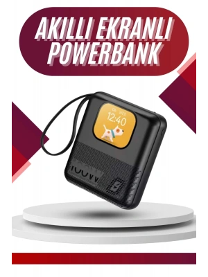 Akıllı Powerbank 10.000 MAH 4 Çıkışlı Taşınabilir Dijital Göstergeli