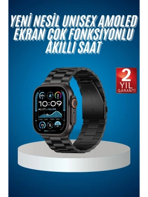 Akıllı Saat 3 Kordonlu Waterproof Adımsayar, Titreşim ve GPS Özelliği