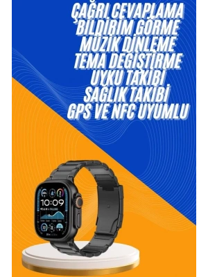 Akıllı Saat 3 Kordonlu Waterproof Adımsayar, Titreşim ve GPS Özelliği