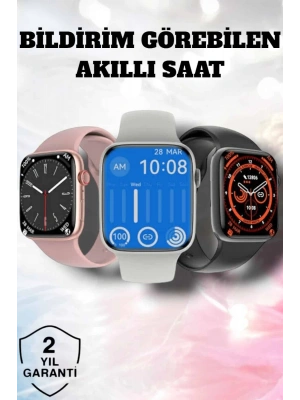 Akıllı Saat Adım Sayar, Kalp Atışı İzleme Dokunmatik Bluetooth Bağlantılı