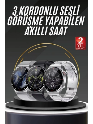 Akıllı Saat Adımsayar Nabız Ölçer Titreşim Özellikli Çağrı Cevaplama Sosyal Medya