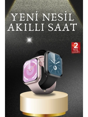 Akıllı Saat Alarm ve Titreşim Uyku ve Sağlık Takibi GPS Uyumlu Nabız Ölçer Sesli Görüşme