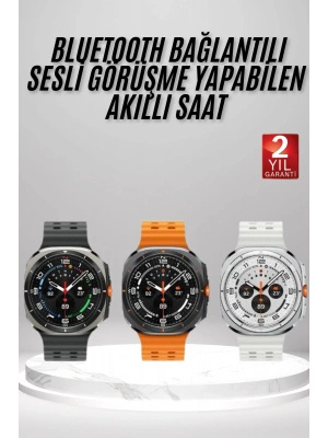 Akıllı Saat Amoled Ekran Bluetooth Bağlantılı Sağlık Takibi GPS Uyumlu