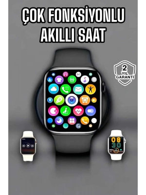 Akıllı Saat Amoled Ekran GPS ve Uyku Takibi Bluetooth Bağlantılı