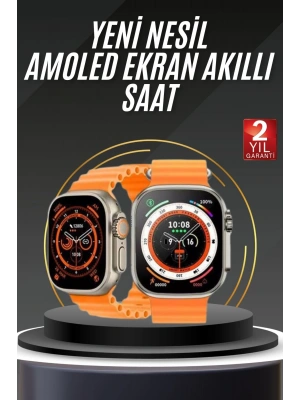 Akıllı Saat Android ve İOS Uyumlu 49 MM NFC Özelliği GPS Takibi
