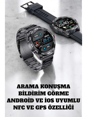 Akıllı Saat Arama Cevaplayan Titreşim Özelliğiyle Bildirim Görebilen