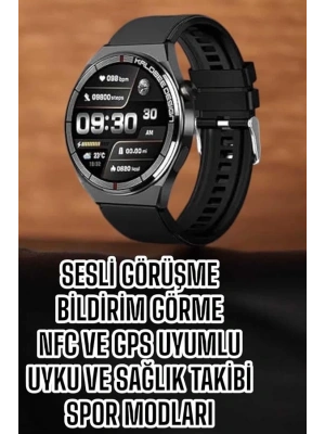 Akıllı Saat Bluetooth Bağlantılı Amoled Ekran Uyku ve Sağlık Takibi