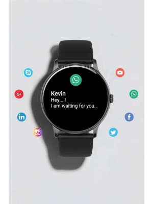Akıllı Saat Çok Fonksiyonlu Sesli Görüşme NFC Uyumlu Amoled Ekran