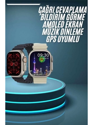 Akıllı Saat Çok Fonksiyonlu Uzun Pil Ömürlü Çağrı Cevaplayabilen Kol Saati
