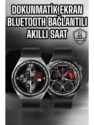 Akıllı Saat Dokunmatik Ekran Sesli Görüşme ve Bildirim Görme Sağlık Takibi