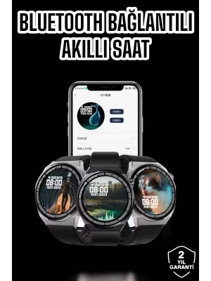 Akıllı Saat GPS VE NFC Özelliği Sesli Görüşme Dokunmstik Ekran