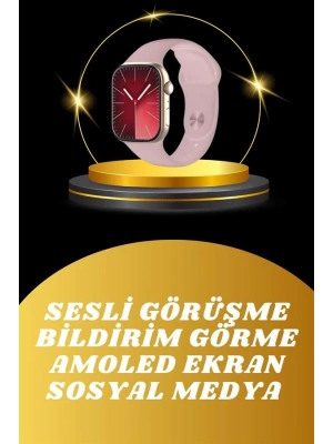 Akıllı Saat İos Andorid Destekli Arama Özeliği Sensörlü Bluetooth Bağlantılı