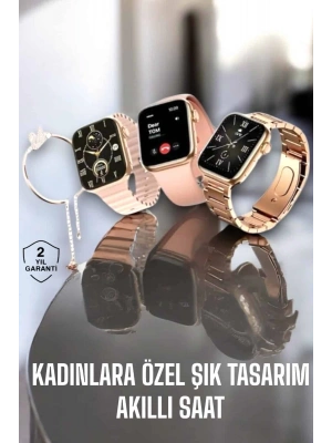 Akıllı Saat Kadınlara Uyku Ve Sağlık Takibi Yapabilen Bileklik Hediyeli