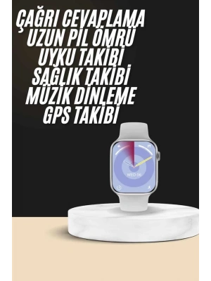 Akıllı Saat Kulaklık Hediyeli Uyku ve Sağlık Takibi Yapabilen Uzun Ömürlü
