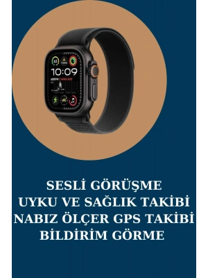 Akıllı Saat Nabız Ölçer Uyku Takibi Adımsayar Alarm ve Hatırlatıcı Çağrı Cevaplama