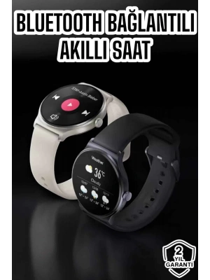 Akıllı Saat Sesli Görüşme Bluetooth Bağlantılı 3 Kordonlu