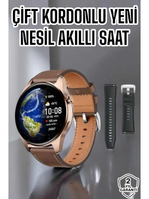 Akıllı Saat Sesli Görüşme NFC ve GPS Uyumlu Bluetooth Bağlantılı