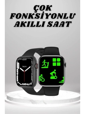 Akıllı Saat Tema Değiştirme Uyku ve Sağlık Takibi Sesli Asistan Bildirim Görme