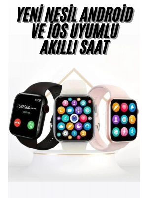 Akıllı Saat Uyku ve Sağlık Takibi Arama Cevaplama 44 MM Amoled Ekran