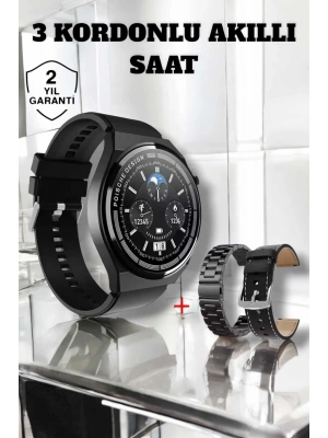 Akıllı Saat Uyku Ve Sağlık Takibi Bildirim Görme Arama Cevaplama