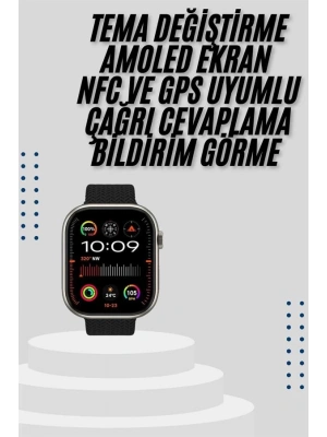 Akıllı Saat Uyku ve Sağlık Takibi GPS Uyumlu Tema Değiştirme