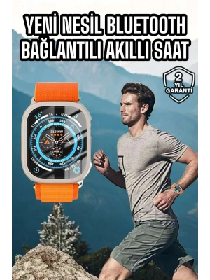 Akıllı Saat Uyku ve Spor Takibi Yeni Nesil Bluetooth Bağlantılı Amoled Ekran
