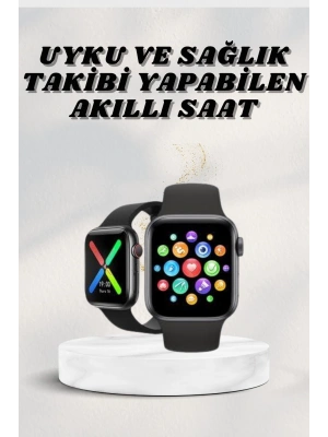 Akıllı Saat Wireless Şarj Yüksek Çözünürlüklü Müzik Dinleme Sesli Cevaplama