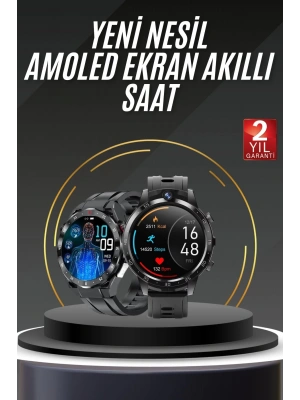 Akıllı Saat Yeni Model Sesli Asistan Bildirim Görme Bluetooth Bağlantılı Müzik Dinleme