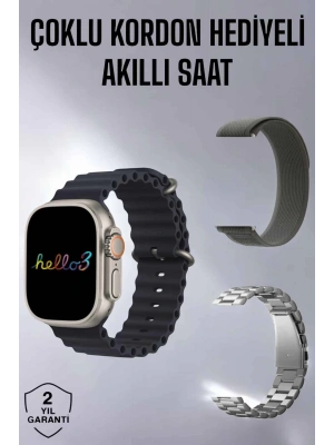 Akıllı Saat Yeni Nesil Bluetooth Bağlantılı Uyku Sağlık Takibi GPS Ve NFC Uyumlu