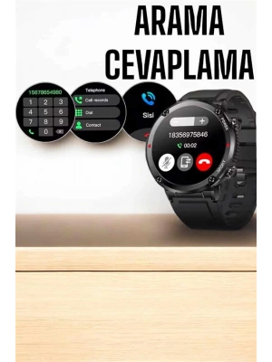 Akıllı Saat Yeni Nesil Bluetooth Bağlantılı Uyku ve Sağlık Takibi NFC ve GPS